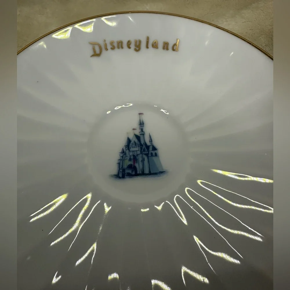 Vintage Disneyland Tea Cup & Saucer Featuring Tinkerbell and the Castle - Picture 6 of 10